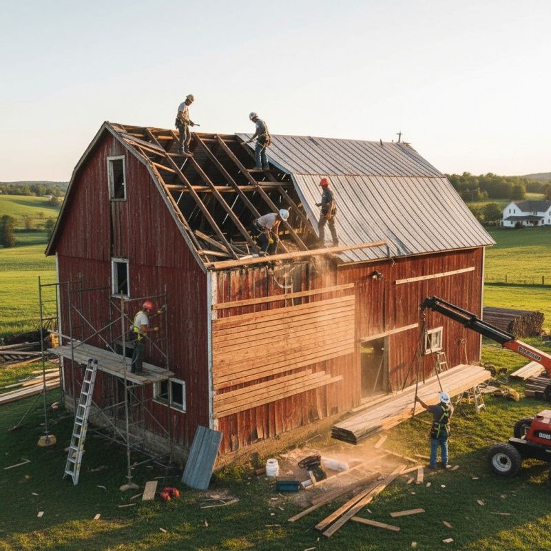 Pole Barn Roof Repair